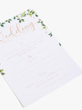 John Lewis rose wedding invitations pack of 10, imported from the UK