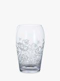 Dartington Crystal Bloom Cosmos Wide glass vase 25cm height - British product