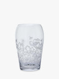 Dartington Crystal Bloom Cosmos Wide glass vase 25cm height - British product