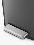 EKO pedal bin dark grey 45L - British product