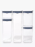 OXO POP square storage containers set of 5, UK version