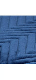 Dreamland Heated Velvet Herringbone Quilted Throw - Navy