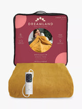 John Lewis Dreamland Heated Throw Blanket Mustard 160 x 120 cm- Buy online at McGrocer
