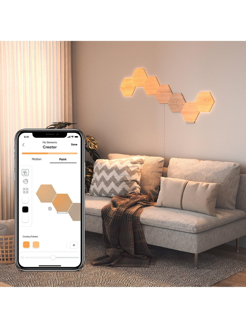 Nanoleaf smart hexagon extension pack, imported from the UK