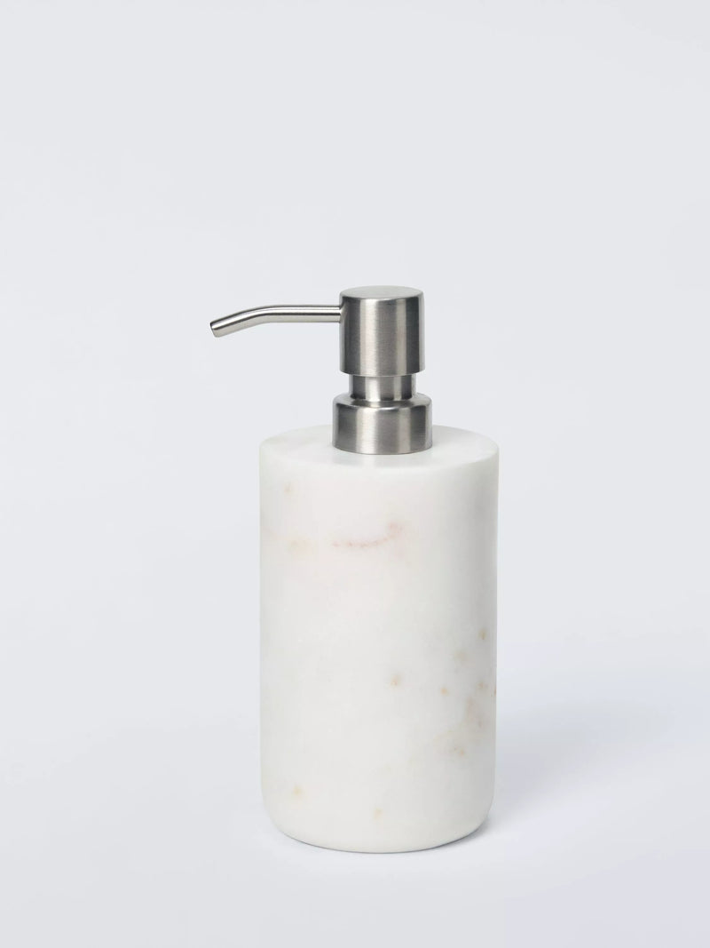 John Lewis Marble Soap Dispenser 18cm x 7.5cm