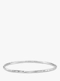 Dower & Hall hammered silver bangle 3mm - British product