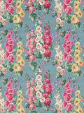 Sanderson Hollyhocks Furnishing Fabric