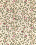 Sanderson Caverley Rose floral furnishing fabric, imported from the UK