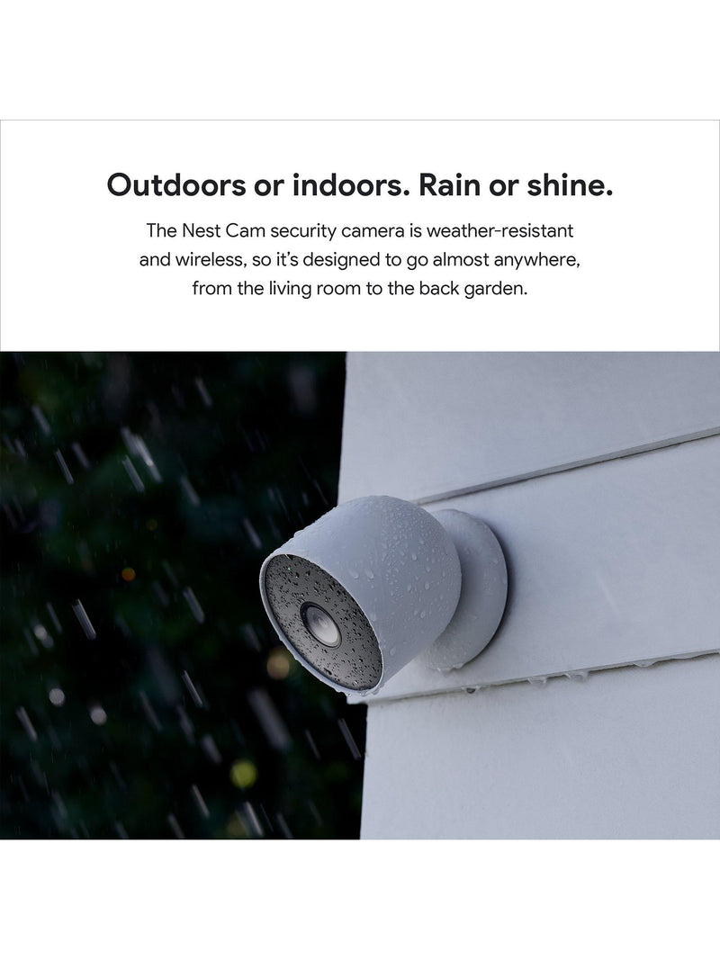 Google Nest Cam battery-powered security camera, imported from the UK