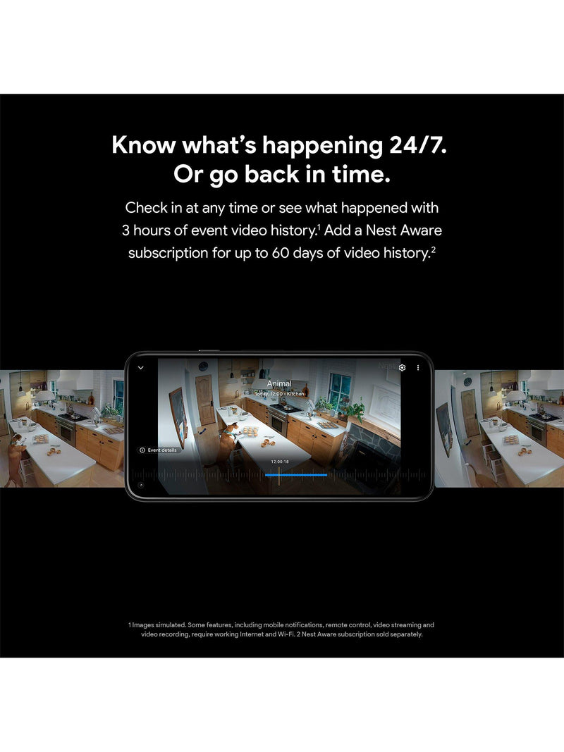 Google Nest Cam battery-powered security camera, imported from the UK