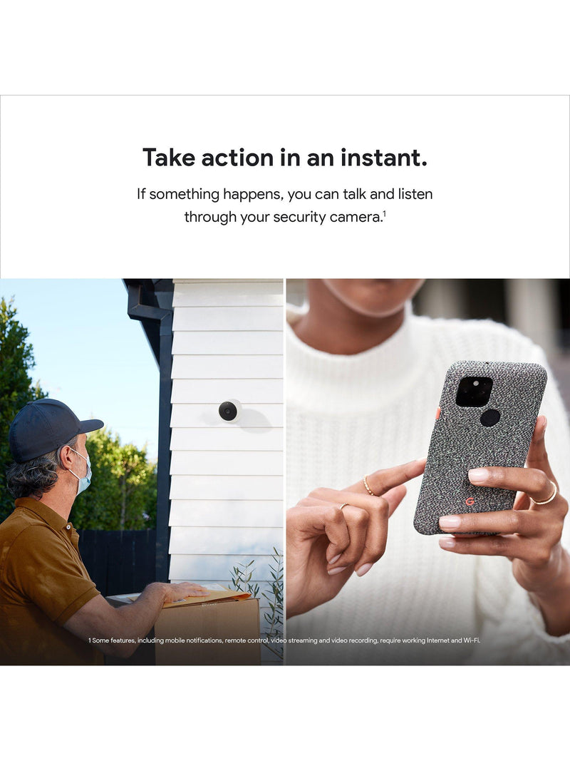 Google Nest Cam battery-powered security camera, imported from the UK