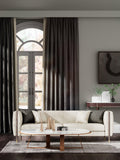 Harlequin ribbon furnishing fabric floral pattern, imported from the UK