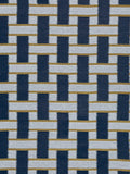 Harlequin Saki furnishing fabric geometric ikat design, imported from the UK