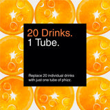 Phizz effervescent tablets orange 20 pack - British product