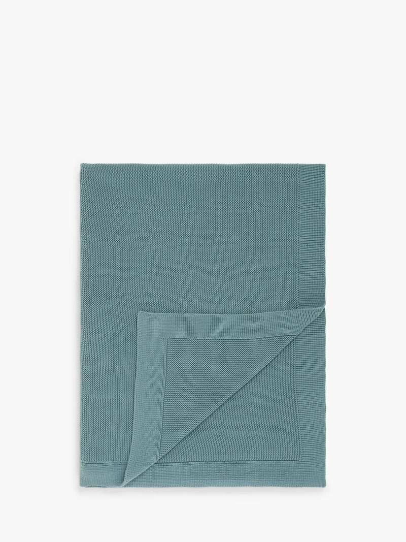 John Lewis Rye Plain Knit Throw