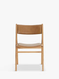 John Lewis X-Ray leather dining chair oak finish, UK version