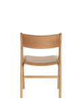 John Lewis X-Ray leather dining chair oak finish, UK version