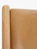 John Lewis X-Ray leather dining chair oak finish, UK version