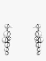 John Lewis Georg Jensen Moonlight Grapes Silver Drop Earrings- Buy online at McGrocer