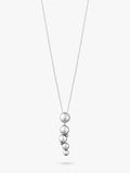 Georg Jensen abstract grape cluster sterling silver pendant with oxidised finish - British product