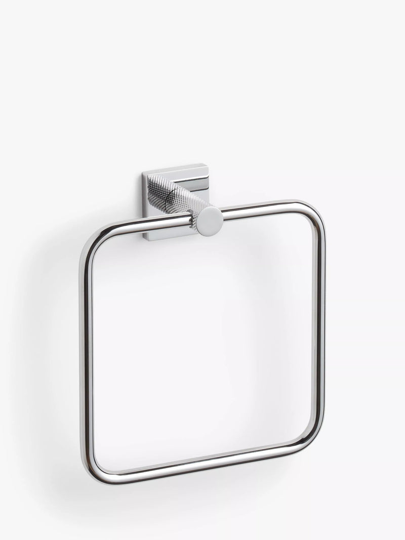 John Lewis Lux towel ring wall-mounted brass (British brand)