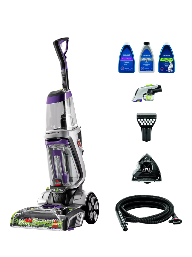 BISSELL ProHeat 2X Revolution Pet Pro carpet cleaner - British product