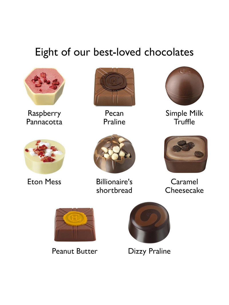 Hotel Chocolat birthday chocolate pocket with pralines and desserts, 98g, UK version