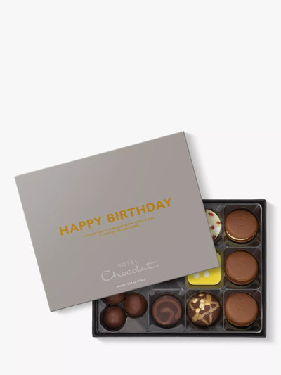 John Lewis Hotel Chocolat Happy Birthday Signature Box Chocolate Gift Box 150g- Buy online at McGrocer
