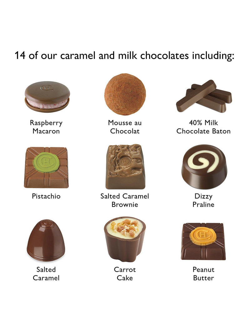 Hotel Chocolat Milk to Caramel H-Box chocolate box 155g, UK version
