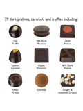 Hotel Chocolat Serious Dark Fix box of dark chocolates 305g, UK version