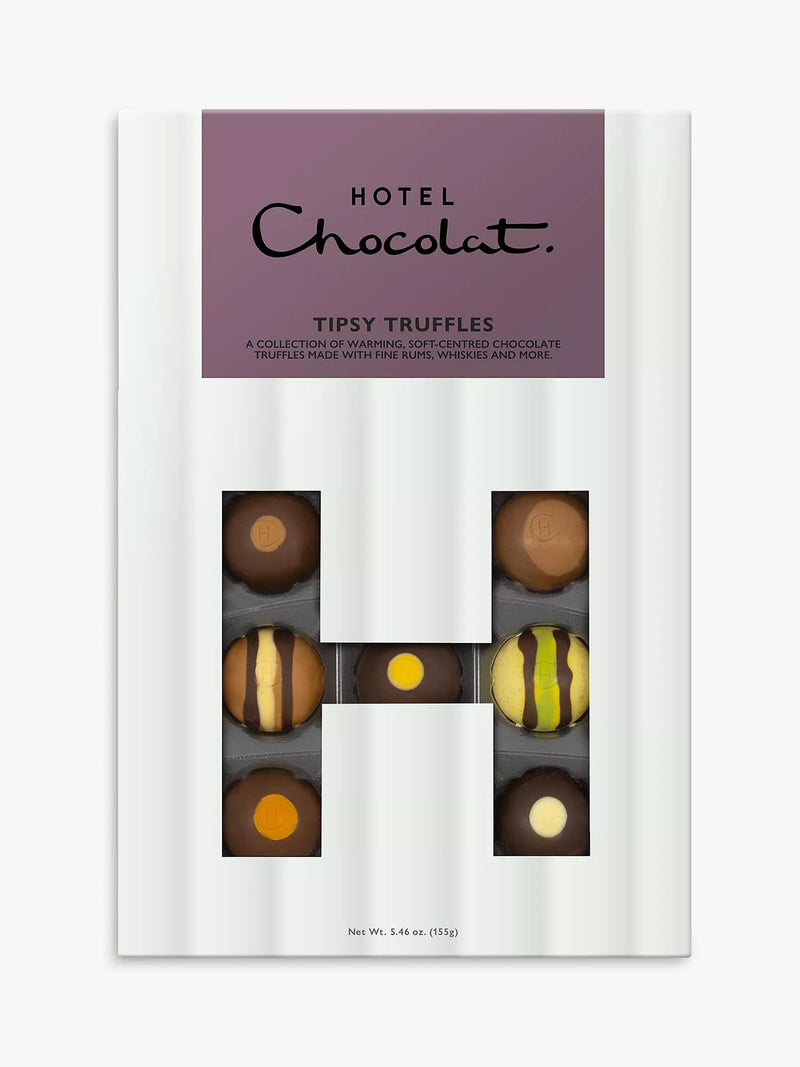 Hotel Chocolat Tipsy Truffles H-Box chocolate truffles 155g, UK version