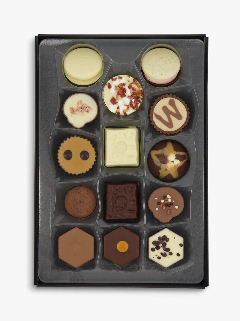 Hotel Chocolat patisserie-inspired chocolate box with 14 assorted flavours, 180g, UK version