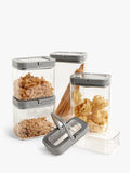 John Lewis flip lock airtight storage container set 5 pieces - British product