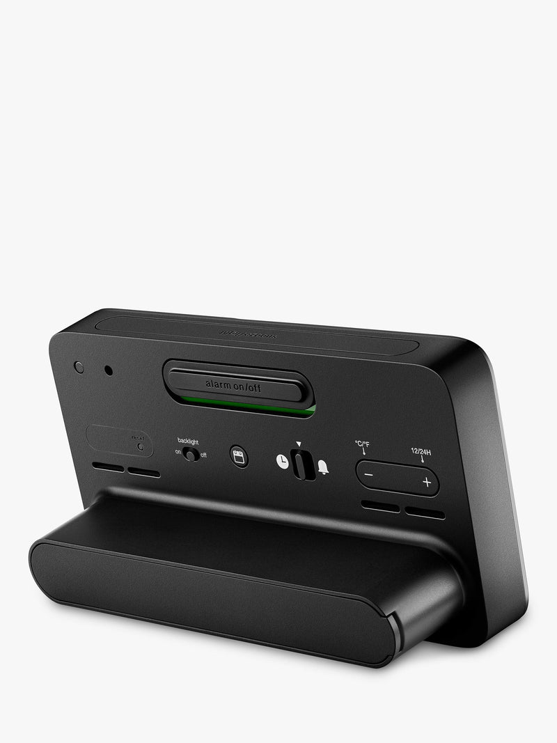 Braun BC10 LCD Digital Alarm Clock, Black