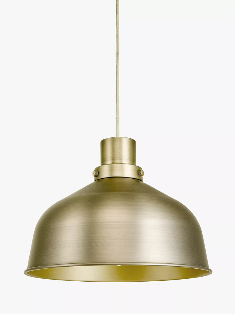 John Lewis dome ceiling shade antique finish - British product