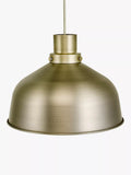 John Lewis dome ceiling shade antique finish - British product