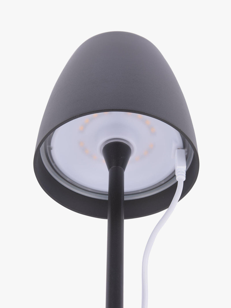 Där Munich LED rechargeable outdoor table lamp black (British brand)
