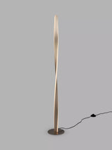 John Lewis John Lewis Twist LED Floor Lamp, Brushed Aluminium- Buy online at McGrocer