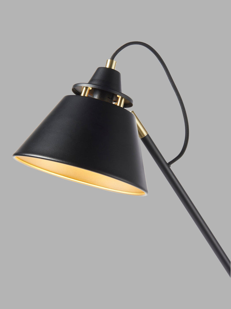 John Lewis Bureau Floor Lamp Matt Black - British product