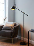 John Lewis Bureau Floor Lamp Matt Black - British product