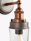 John Lewis Baldwin outdoor wall light pewter copper - British product
