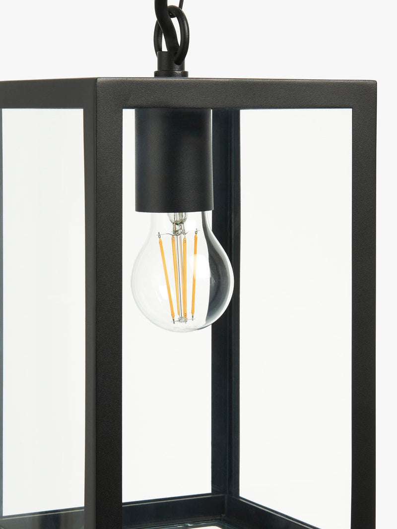 John Lewis Potter outdoor pendant light black, UK version