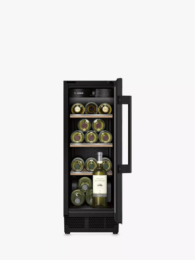 John Lewis Bosch Series 6 KUW20VHF0G Integrated 21-Bottle Wine Cooler- Buy online at McGrocer