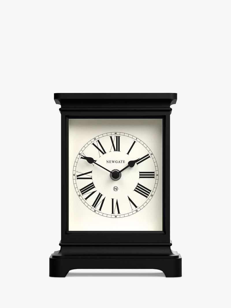 Newgate Timelord mantel clock Roman numerals, imported from the UK