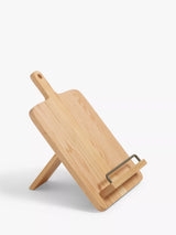 John Lewis John Lewis Oak Wood Foldable Cookbook Stand, Natural- Buy online at McGrocer