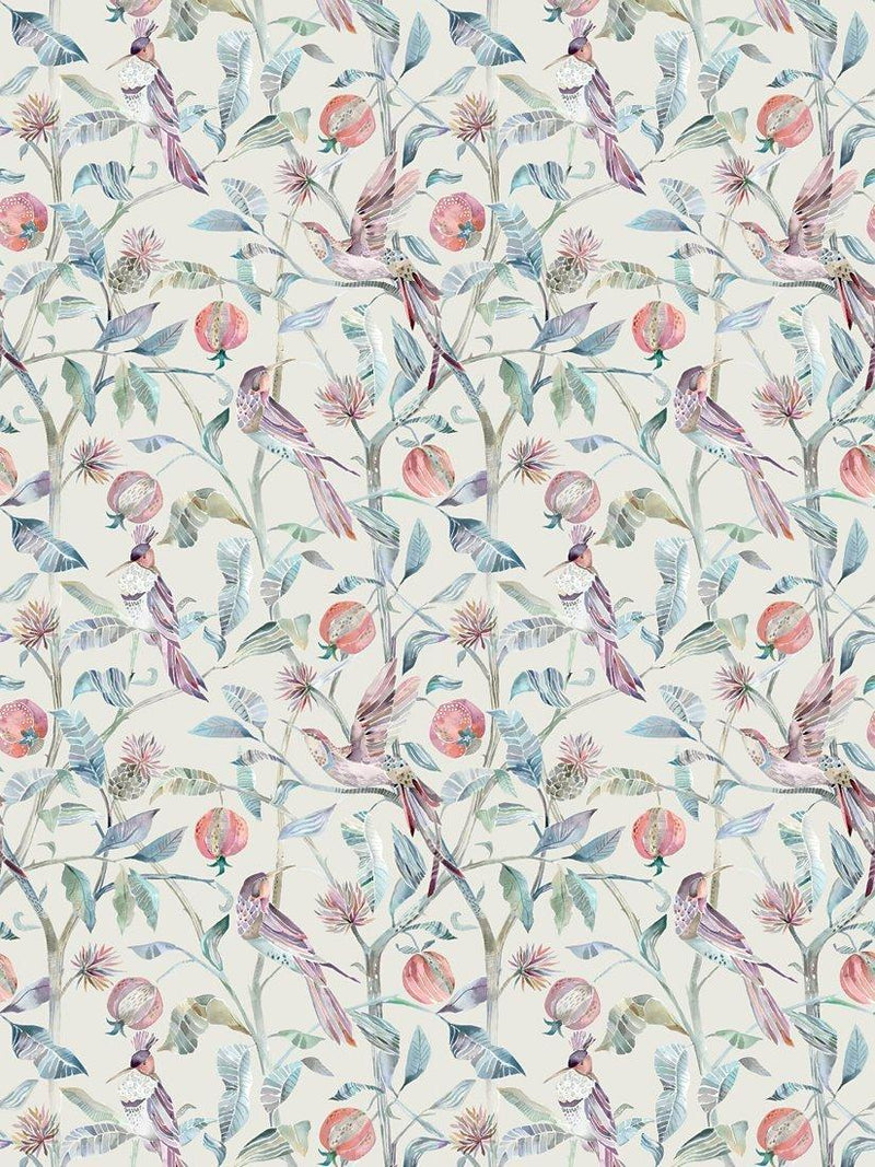 Voyage Colyford furnishing fabric with floral pattern, UK version