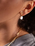 Monica Vinader Keshi Pearl Drop Earrings - British product
