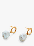 Monica Vinader Keshi Pearl Drop Earrings - British product