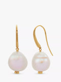 Monica Vinader Nura Keshi pearl drop earrings - British product