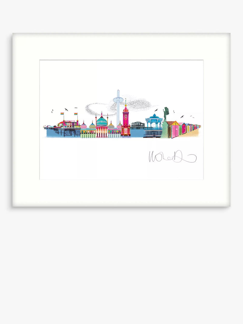 John Lewis framed print Brighton Panoramic 43.5x53.5cm - British product